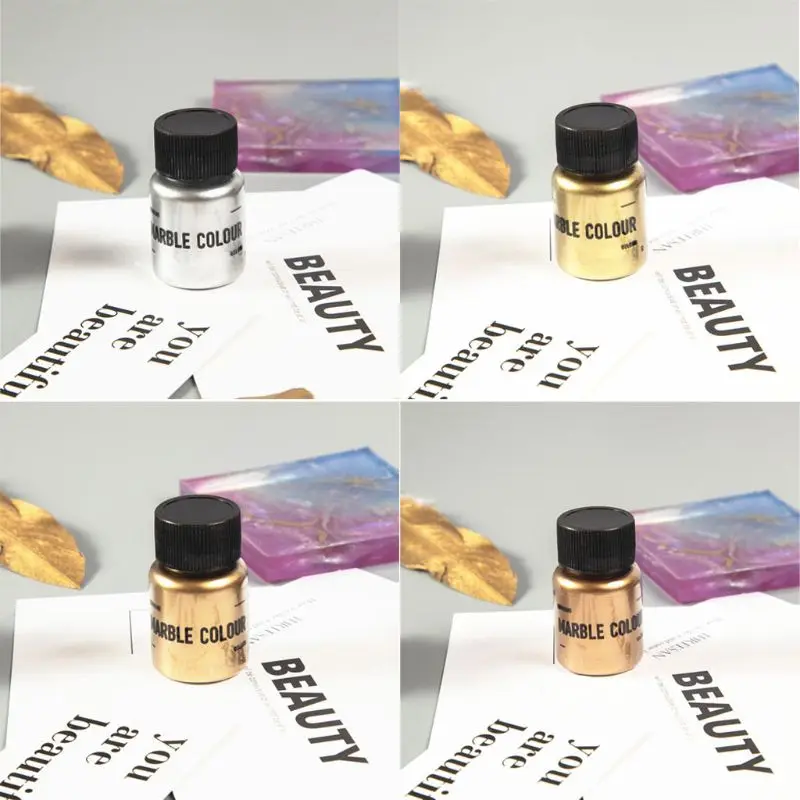 Зеркальная металлическая текстура жемчужный порошок эпоксидная смола краситель