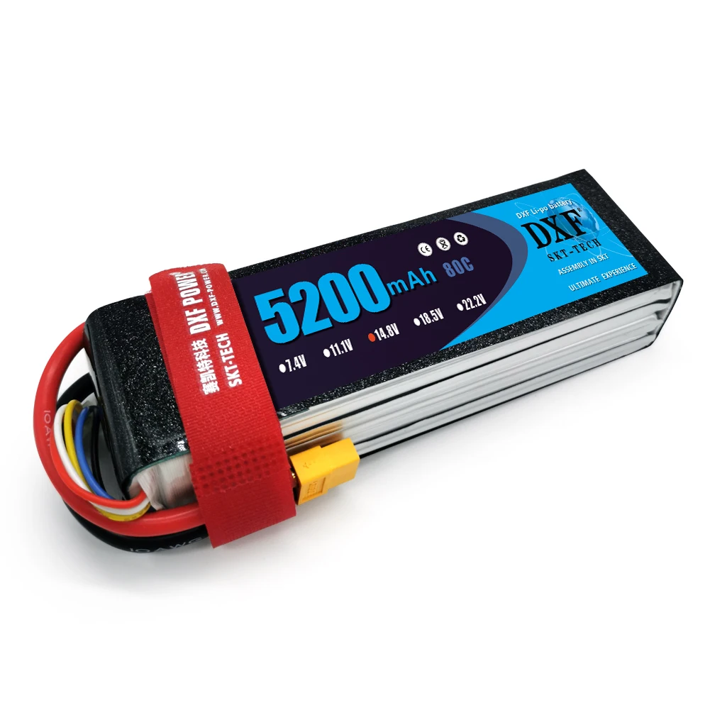 2020 DXF 2 шт. lipo аккумулятор 4S 14 8 в 5200 мАч 80C Max 160C игрушки и хобби для моделей