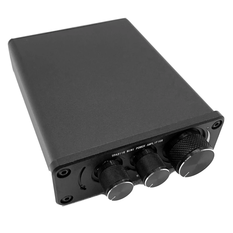 

Hot TTKK QCC3003 Bt5.0 Hifi Power Amplifier 100Wx2 Stereo TPA3116 Home Audio Amp with Treble Bass Adjustment