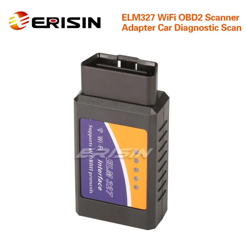 Адаптер Erisin ES380 WiFi OBDII для телефона iOS Android|Эквалайзеры| |