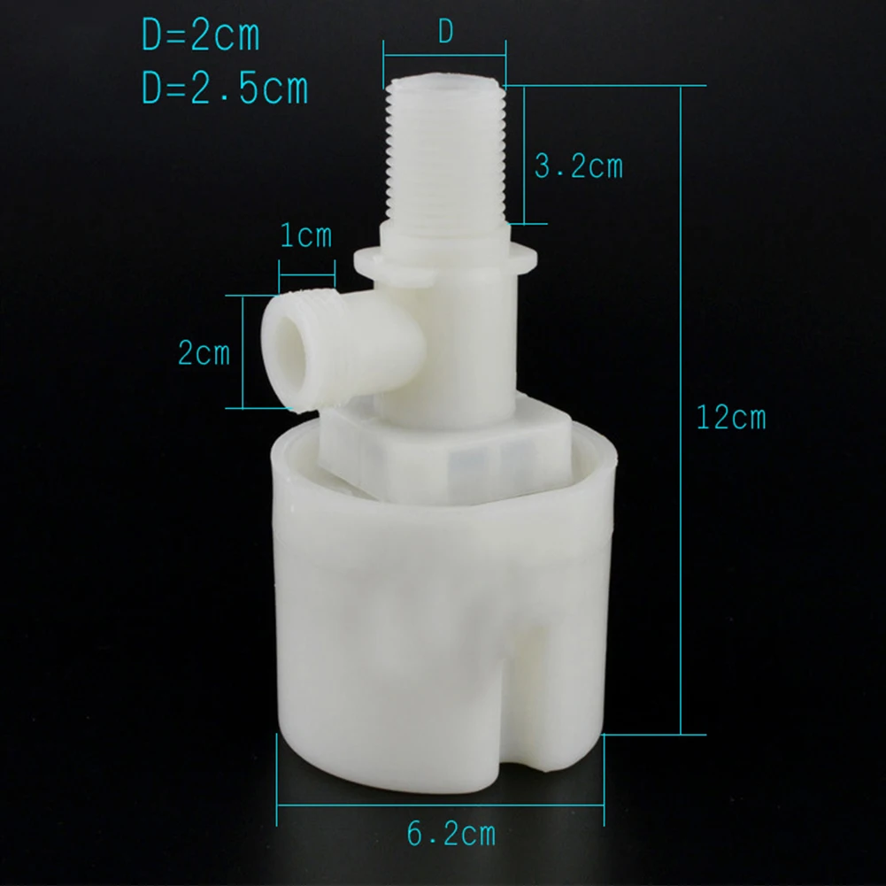 

Home Practical Replacement Float White Threaded Water Level Control Nylon Easy Install Full Automatic Tool Durable