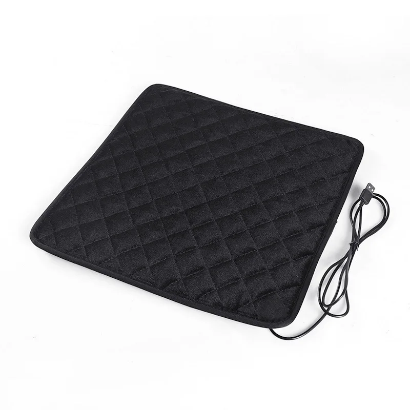 EKCAPASYQ 1 piece 5V Red Black Graphene heating cushion Car Seat Cushion Pad Fit for Auto Office Hotel or Home | Автомобили и