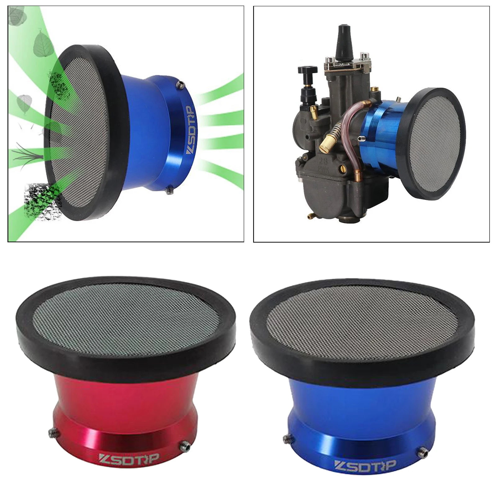 Универсальный мотоцикл воздушный фильтр Интерфейс ветра чашка с рожком 50 мм