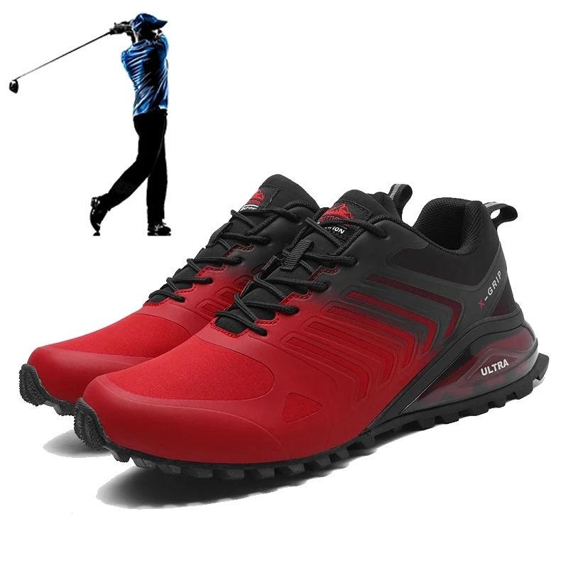 

Stijl Mannen Sport Golf Schoenen Waterdichte Golf Wandelschoenen Sneakers Voor Man Jongens Professionele Spikeless Golf Schoen