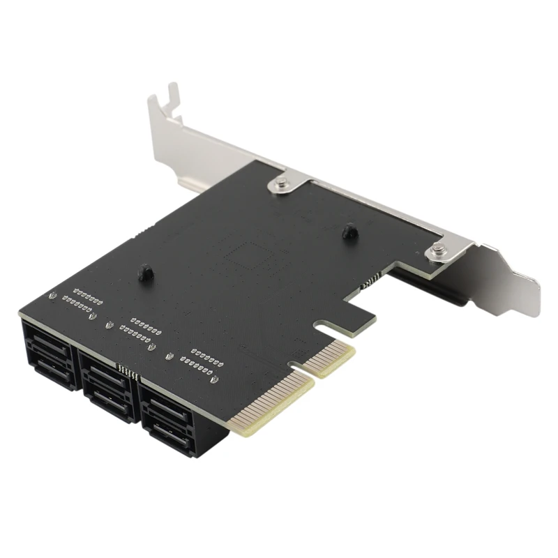 

Pci-E to Sata3.0 Expansion Card 6 Port SATA3.0 Adapter Card 6G IPFS Hard Drive Expansion Card