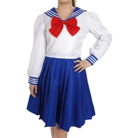 japanese anime comic pretty soldier sailor moon cosplay costumes tsukino usagi cosplay costume dress sailor suit school uniform