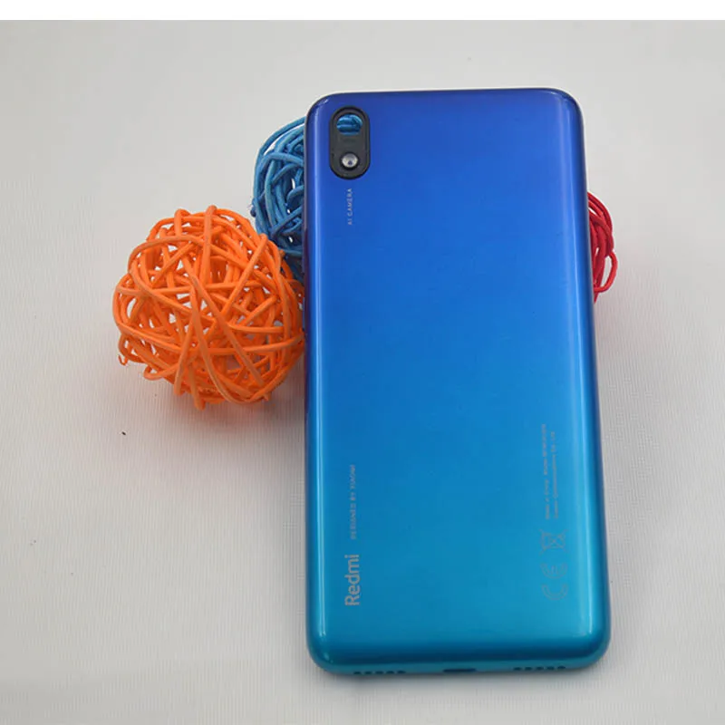 Для Xiaomi Redmi 7A Redmi7A задняя крышка корпуса с камерой len батарея чехол с логотипом Замена