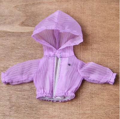 E M0087 детская игрушка ручной работы 1/12 ob11 кукла blyth BJD/Аксессуары для кукол SD GSC цветная Солнцезащитная одежда с капюшоном 1 шт - Цвет: E