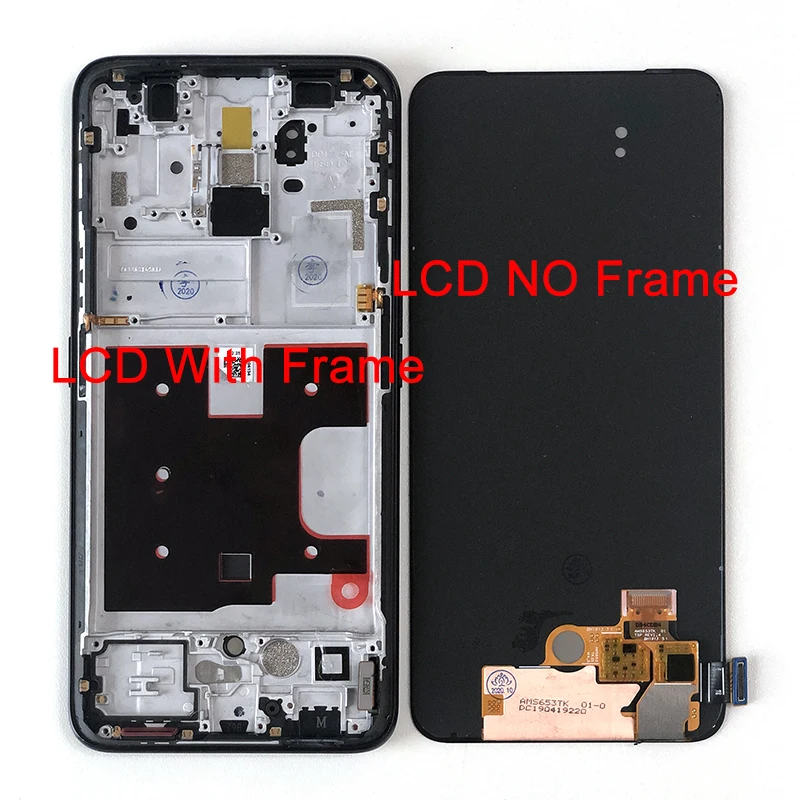 ЖК-экран 6 53 &quotAmoled M &amp Sen для Oppo Reno2 Z Reno 2Z рамка с сенсорной панелью дигитайзер 2 F 2F