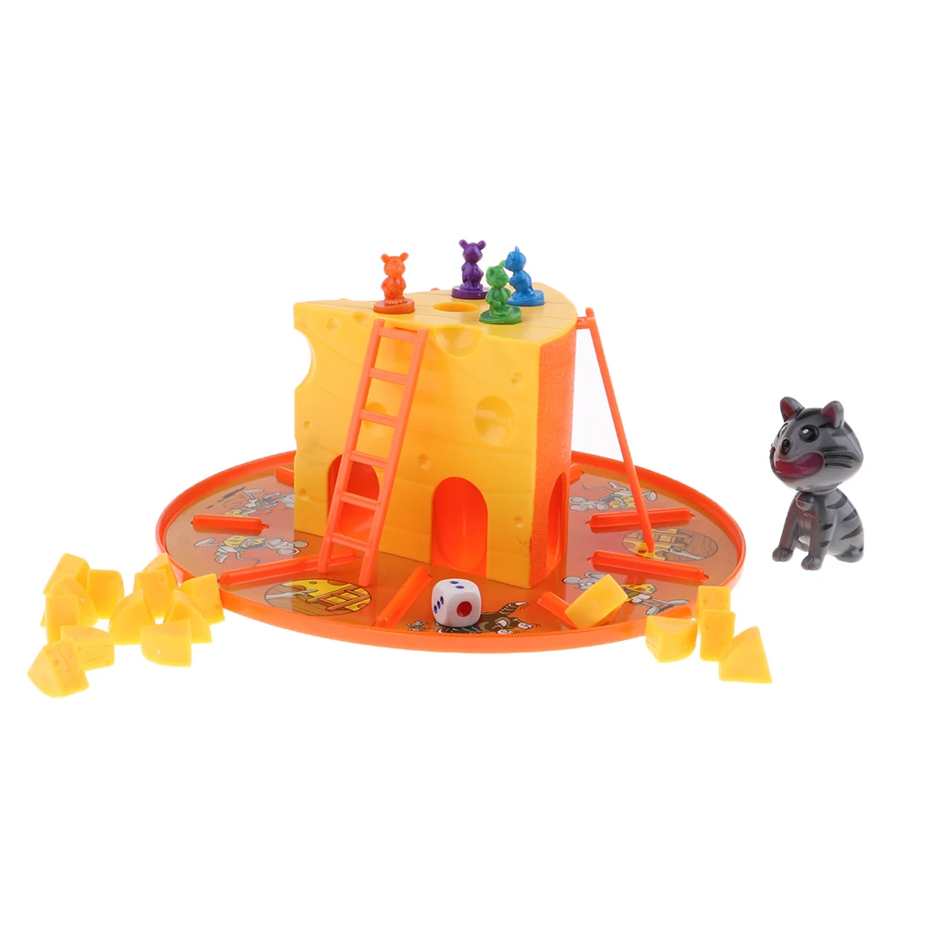 Классическая настольная игра с кошкой и мышью сыром 4 мыши развивающие