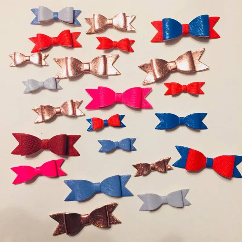 Металлические Вырубные штампы с 3 нежными бантиками маленькие средние и большие