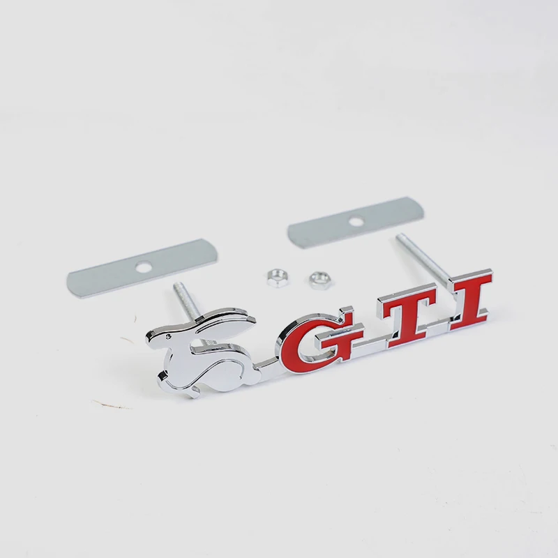 Металлическая 3d наклейка с логотипом кролика значок на переднюю решетку