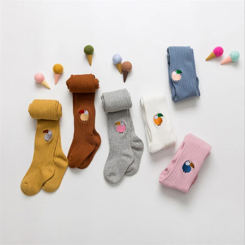 Детские колготки для малышей хлопковые чулки маленьких девочек трикотажные