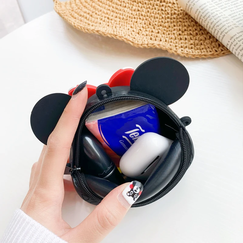 Милые Мультяшные женские сумки мягкие силиконовые сумки-мессенджеры на плечо