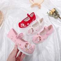 childrens hanfu shoes girls embroidered shoes old beijing cloth shoes baby tang suit chinese style performance dance shoes