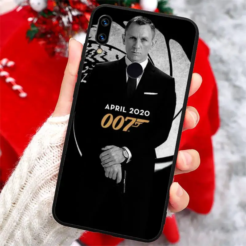 

007 Crime Movies James bond Phone Case For Xiaomi Redmi note 7 8 9 t k30 max3 9 s 10 pro lite