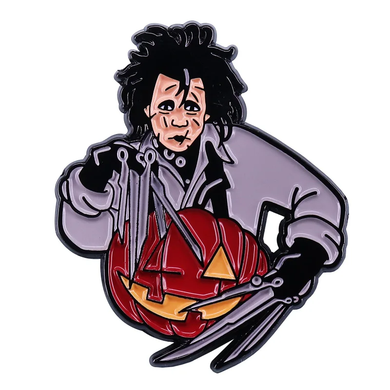 Эдвард резьба руки значок Тим фильм фандом художественное дополнение|Броши| |