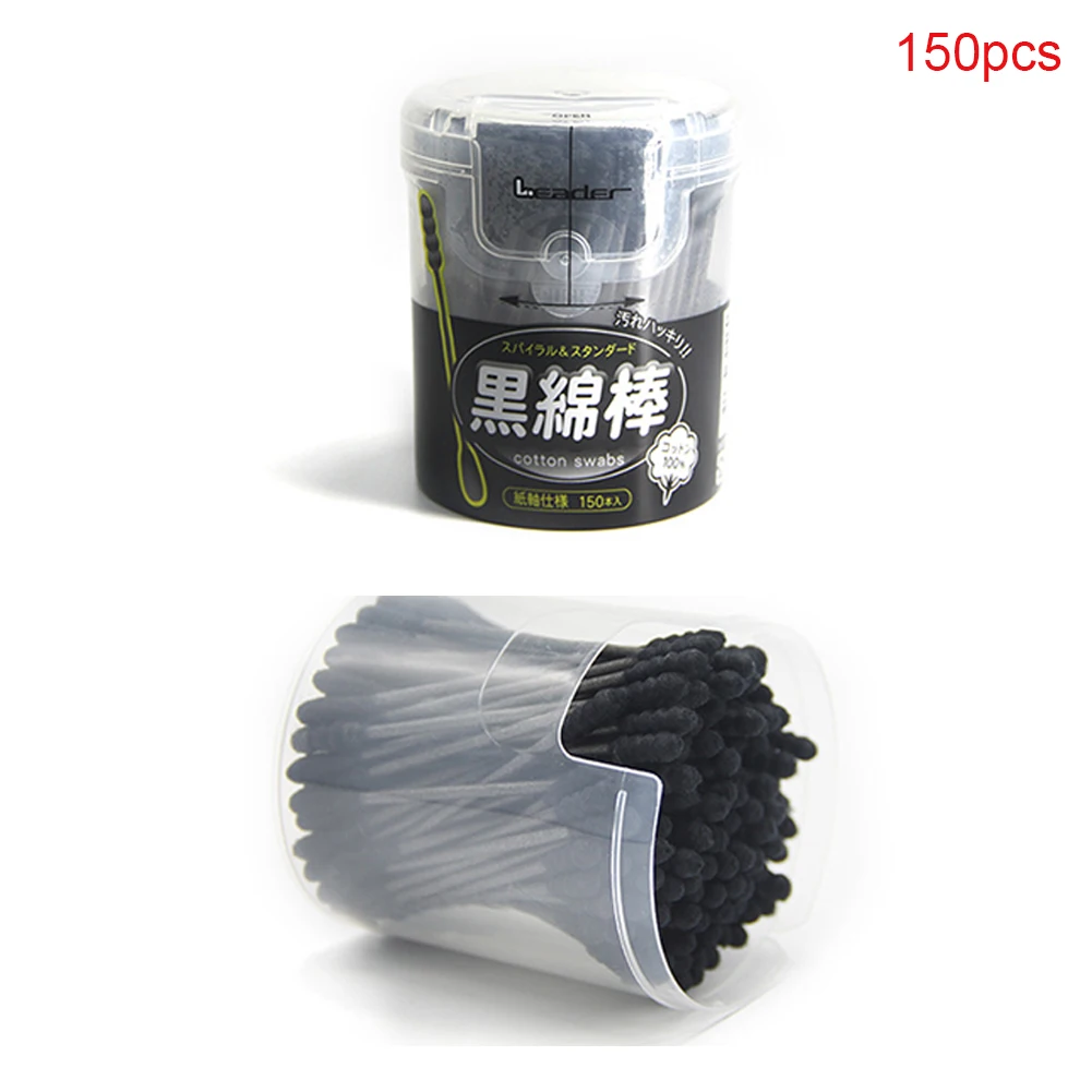 150 шт одноразовый косметический двойной наконечник нос ватный тампон для макияжа