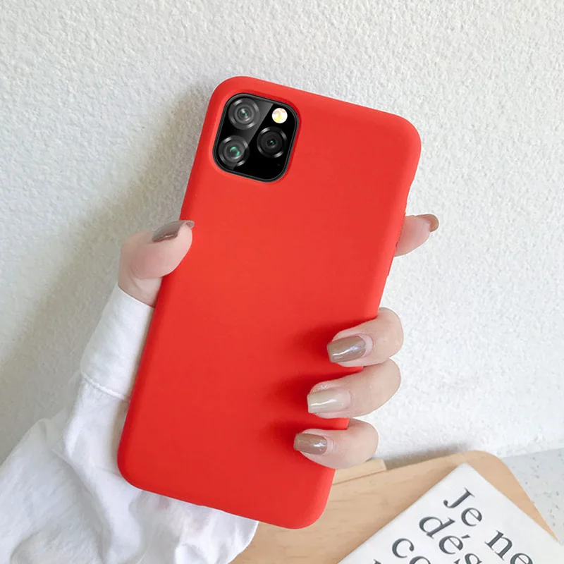 Чехол для iPhone Xs Max Xr X мягкий силиконовый чехол из жидкого каучука 11 Pro чехлы