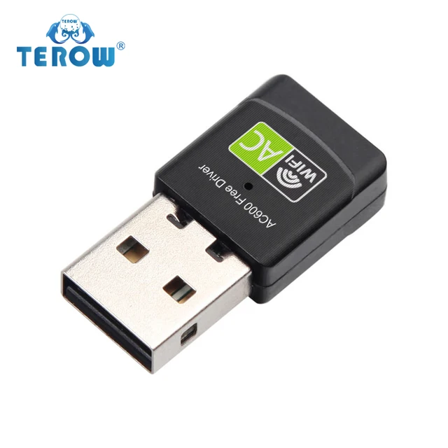 TEROW 11AC 600 Мбит/С WiFi Сетевой Адаптер Двухдиапазонный 2,4 ГГц.