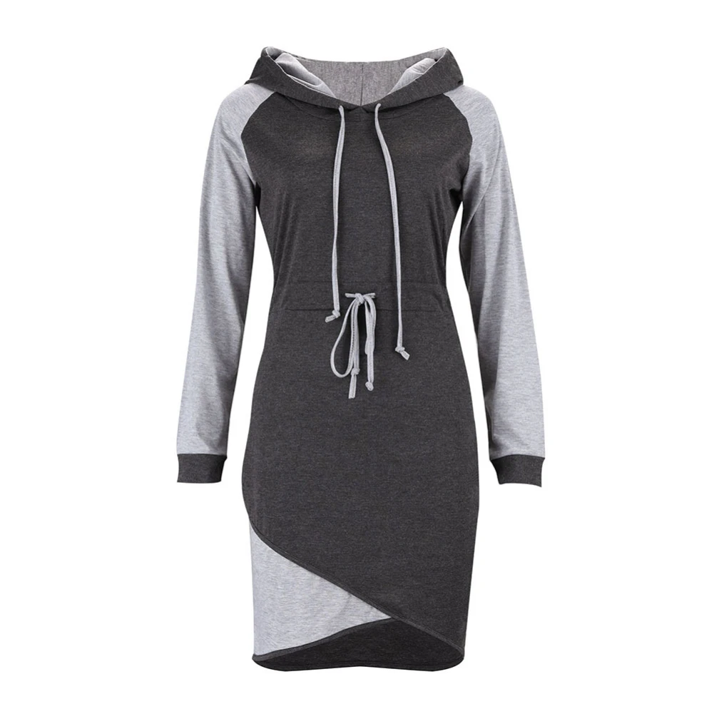 Осенне зимнее платье с длинными рукавами сочетающееся по цвету женское