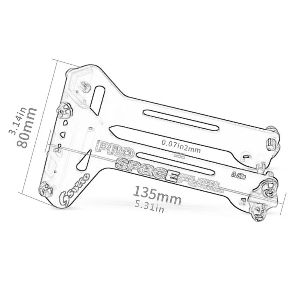 

Bicycle Seat Cushion Bottle Cage Extension Frame Saddle Rear Double Bottle Cage Extension Seat Bracket
