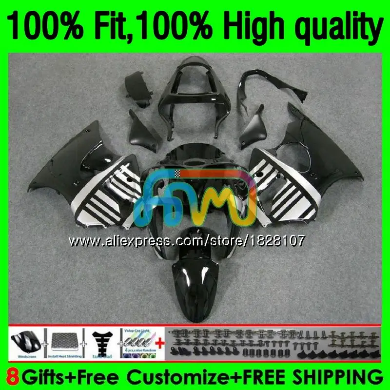 

OEM для KAWASAKI ZX-636 ZX 6R 636 600 CC 6 R ZX636 13BS.149 600CC ZX-6R ZX600 ZX6R 00 01 белый черный 02 2000 2001 2002 обтекатель