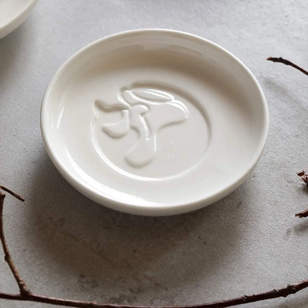 Керамическое блюдо для соуса кошек приправ мини боковая миска блюда соевого