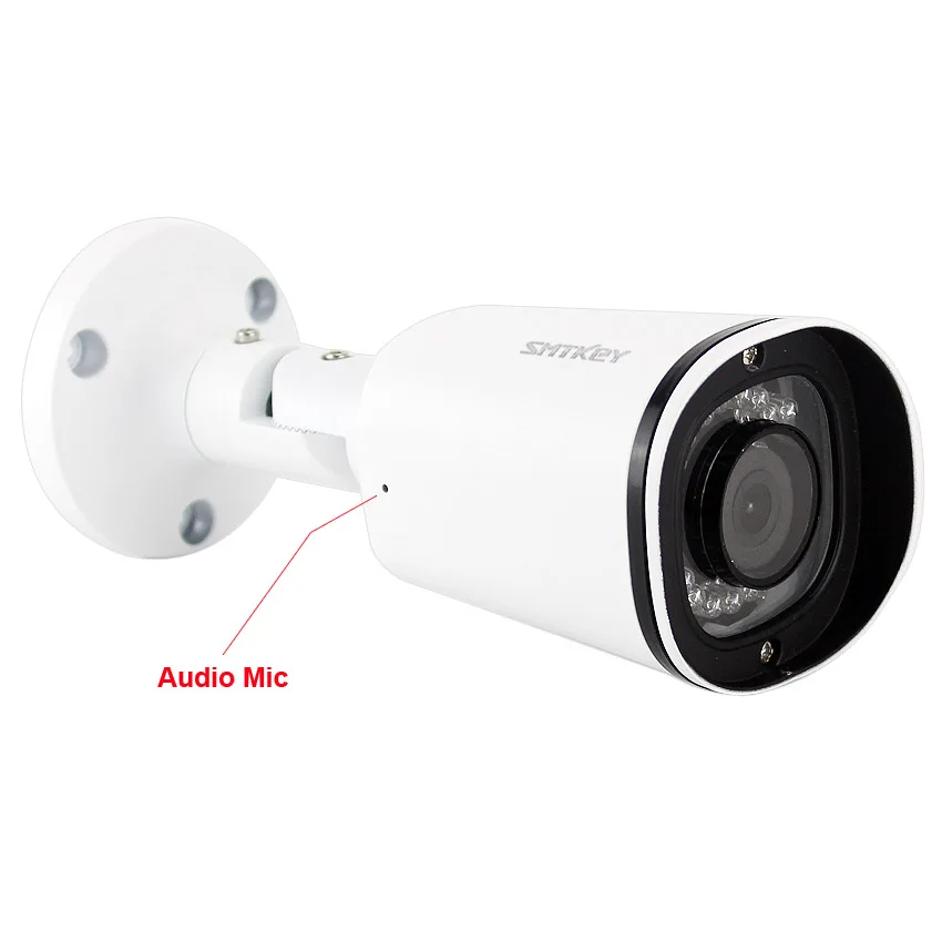 SMTKEY H.265 DC 12 В/48 в POE 2,8 мм ip-камера 2MP/4MP/5MP/8MP аудио IPC Onivf Xmeye приложение для NVR или POE системы безопасности