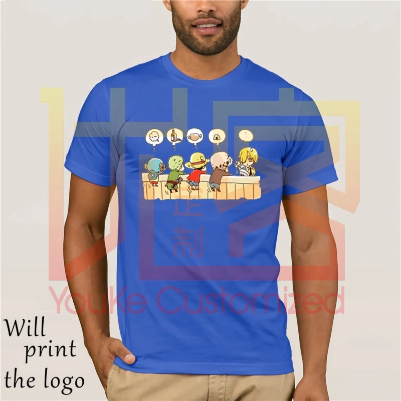 One Piece T Shirt Luffy Roronoa Zoro Sanji Nami Tony Chopper Nico Robin Usopp Franky Japanese Anime Homme Tee | Мужская одежда