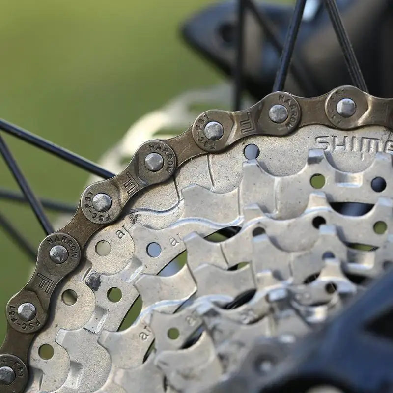 Велосипедная цепь 116 звеньев 7S 8S 21/24 скорости MTB горный велосипед велосипедная стальная цепь велосипедные части велосипедная цепь горячая распродажа