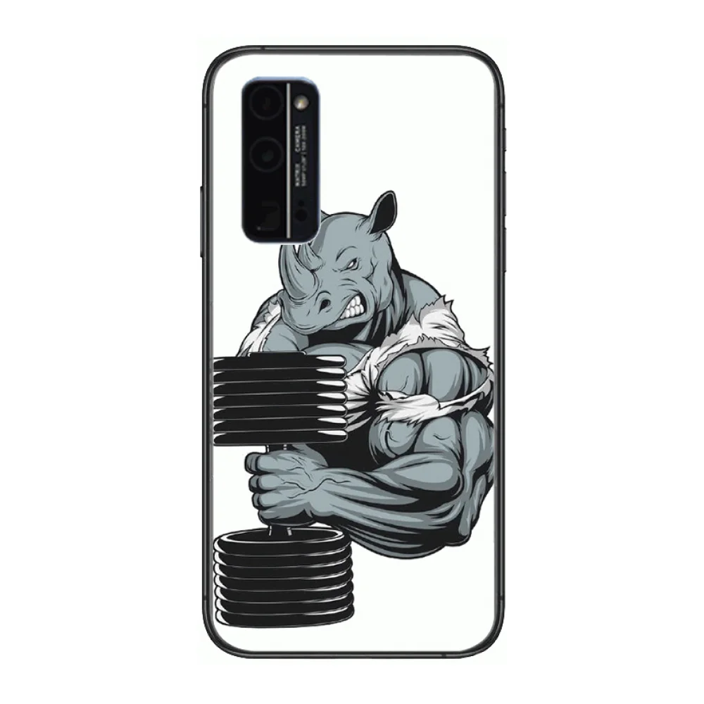 

Macho creative pattern frosted anti-fall mobile phone case Phone Case Hull For Huawei Honor 8 9 10 20 30 A S Lite Pro 5g i B