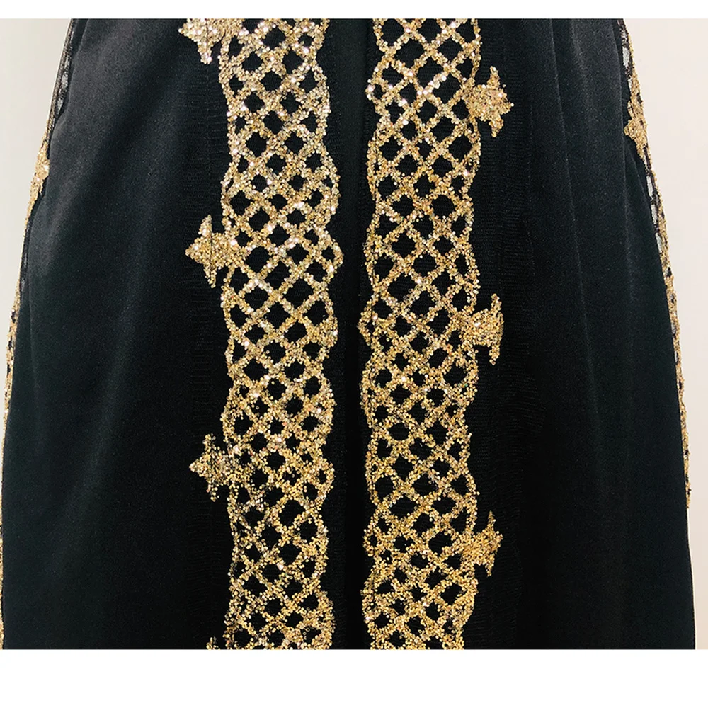 

Two Piece Set Women Black Elegant Dress 2020 Summer Vintage Tank Leeveless Cardigan Embroided Floor Length Club Party Dresses