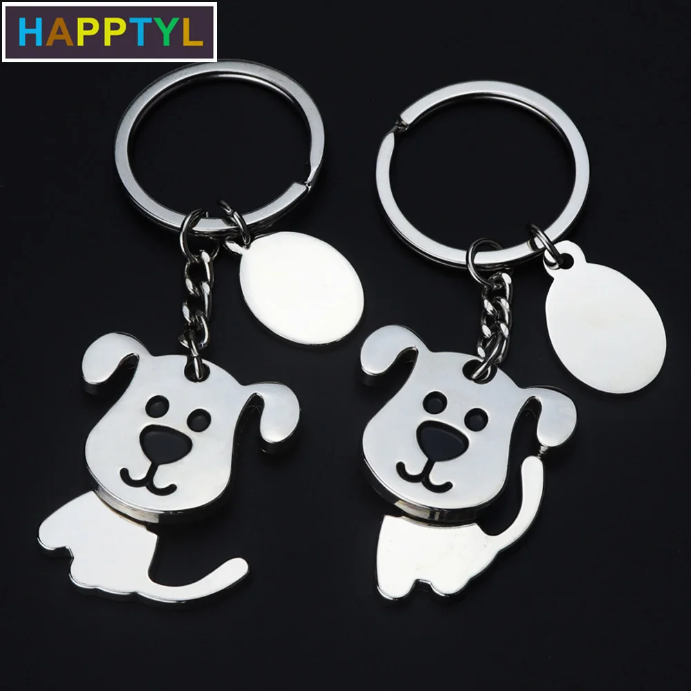HAPPTYL 1 шт. модные брелки для собак пара ключей подвесная подвеска брелок