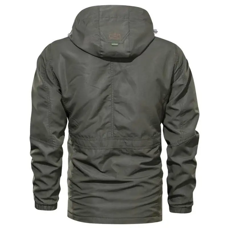 Мужская осенне-зимняя куртка Повседневная Свободная куртка-бомбер большого