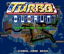 Игровая карта Turbo Outrun 16 bit MD для Sega Mega Drive Genesis|16 bit|md game16 md |