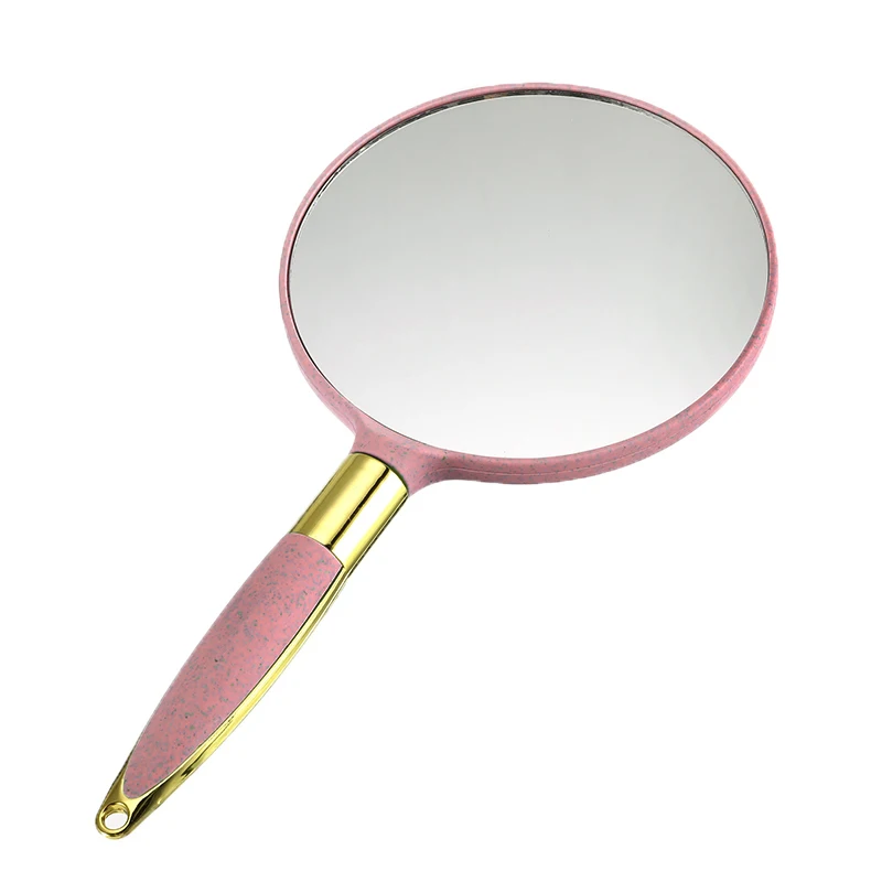 Милые круглые пластиковые зеркала для макияжа дамское зеркальце винтажный