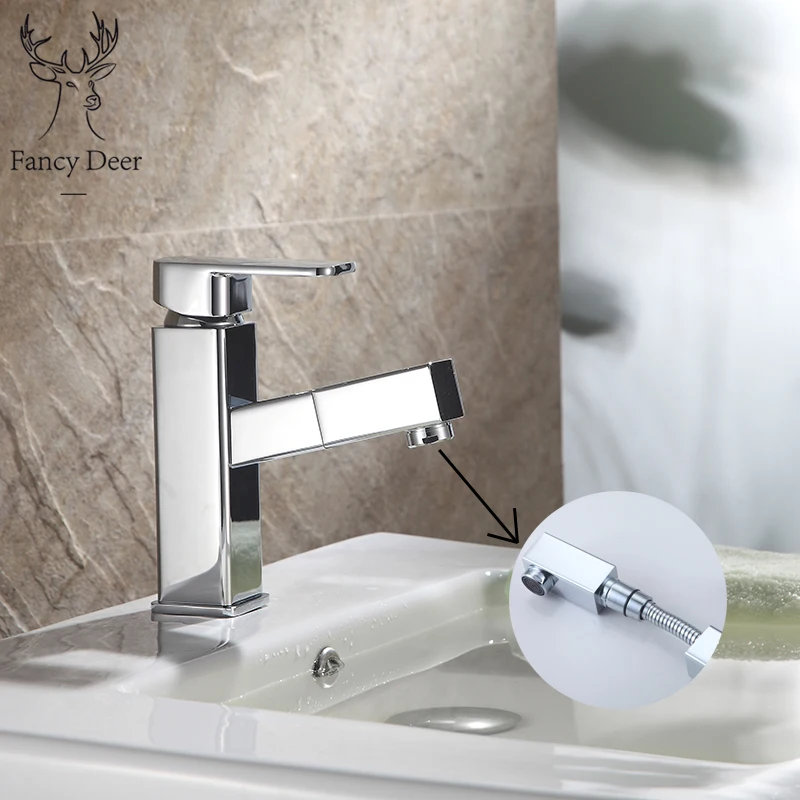 Необычный кран для ванной комнаты с оленем водопроводный смеситель раковины