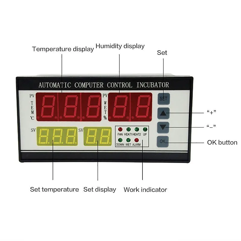Xm-18 Egg Incubator Controller Thermostat Hygrostat Full Automatic Control Multifunction System | Инструменты
