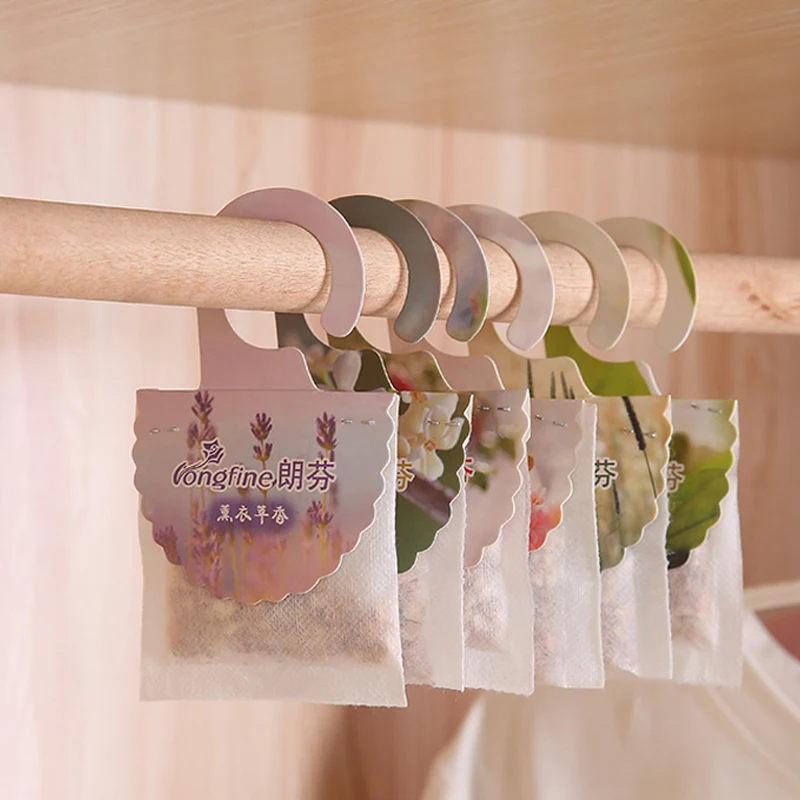 

10 Pcs of natural gas flavor wardrobe air fresh fragrance bag perfume sachet bag aromatherapy bag wardrobe supplies