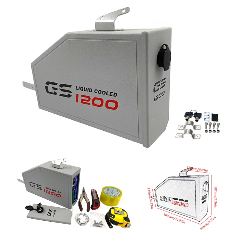 Для BMW R1250GS LC Adventure 2019 2020 левый ящик для инструментов R1200GS 13 18 CNC алюминиевый 5 литров