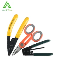 3pcspack fiber optic tool kit kevlar scissors double hole pliers stripper and fiber optic stripper cfs 2