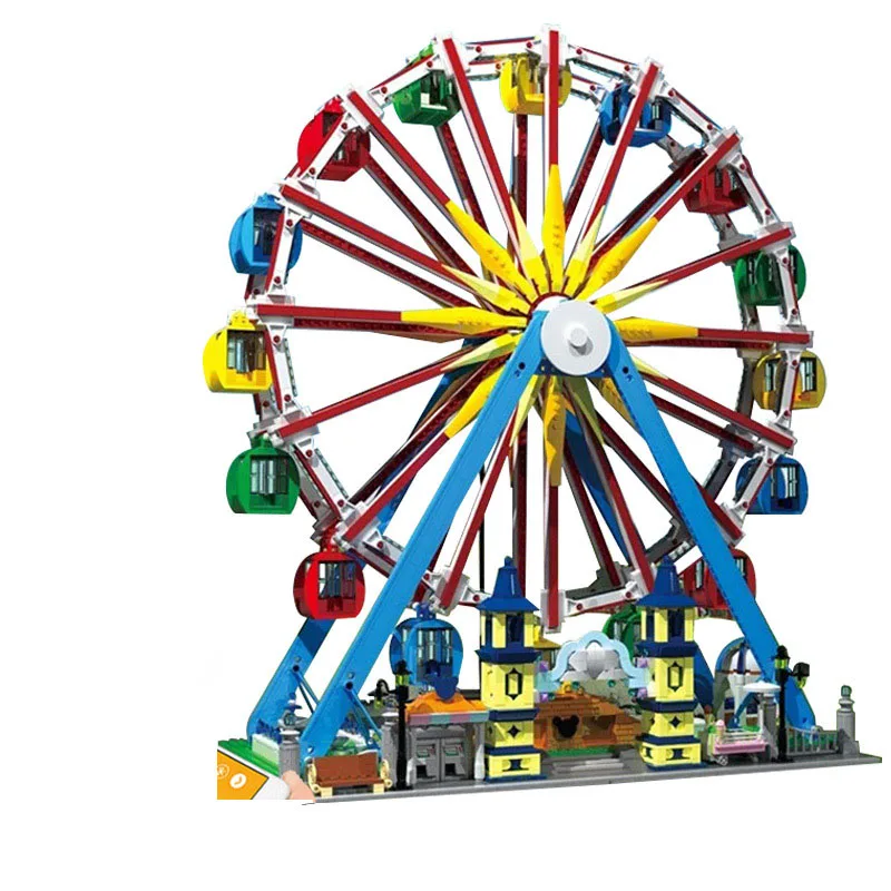 

2020 New 3836 PCS Creator Series Ferris Wheel LotsColor 11006 Model Building Blocks Bricks Birthday GiftsToys for Kids Girls