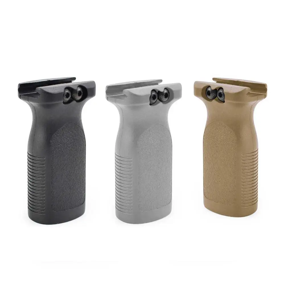 

Tactica l Paintball Airsoft Rug Style Front Vertical Grip For Airsoft BB Airgun AR15 Rifle Polymer Grip For 20mm Picatinny Rail
