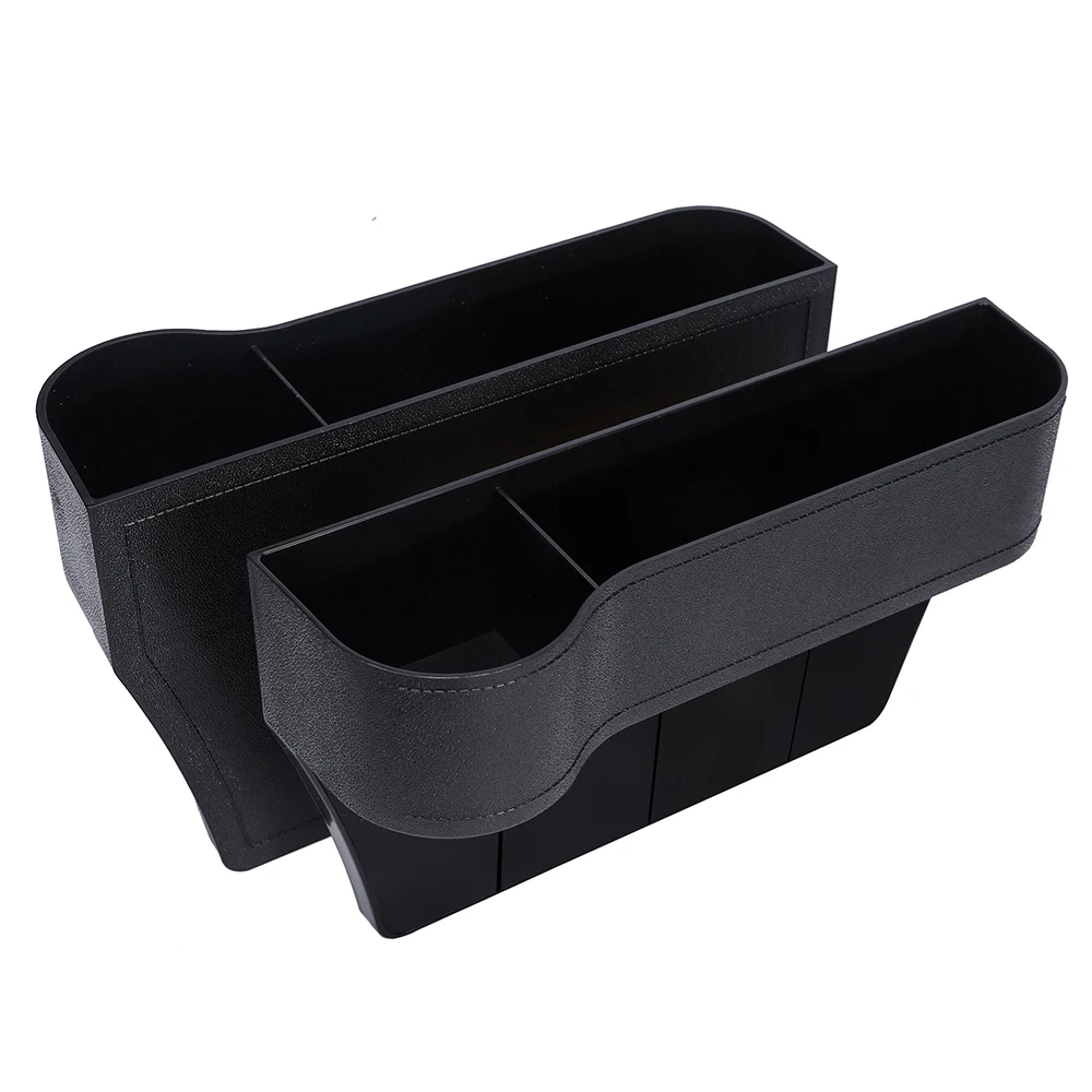 

Car Seat Crevice Storage Box Seat Gap Slit Pocket Catcher Organizer Auto Seat Organizer Card Phone Holder Pocket Universal
