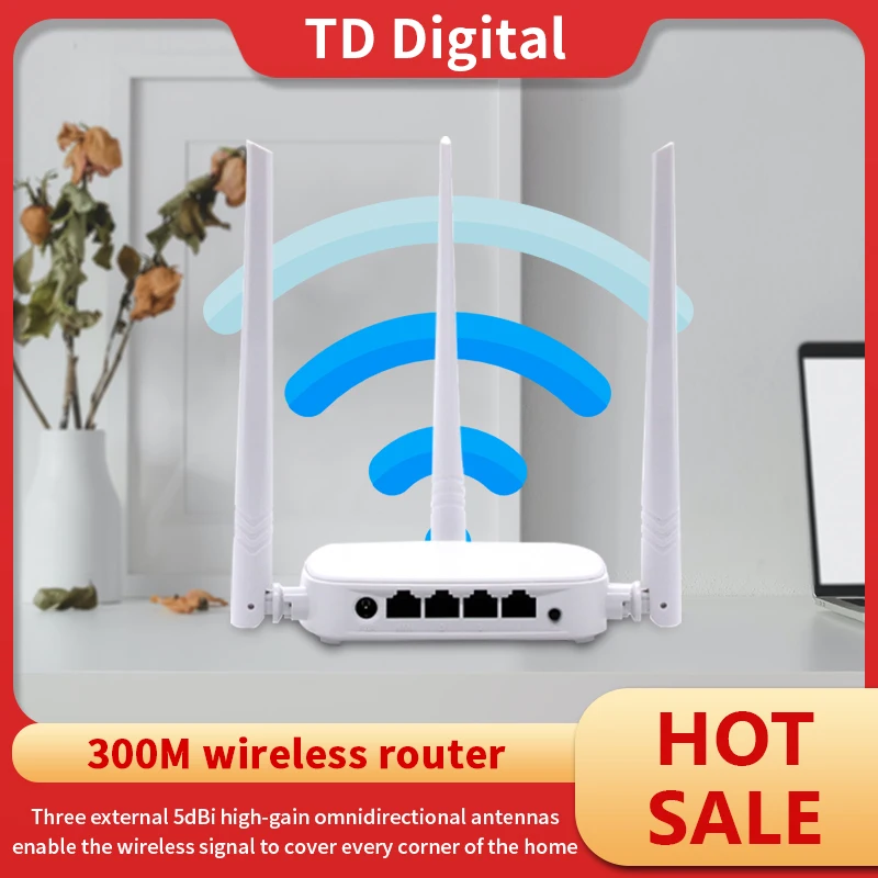 FSD GLN318 300 Мбит/с беспроводной Wi Fi маршрутизатор ретранслятор Booster многоязычная