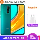 Смартфон Xiaomi Redmi 9, в наличии дюйма, глобальная версия дюйма, 3 + 32 ГБ, Восьмиядерный процессор Helio G80, 13 МП, 4 камеры с ии, дисплей 6,53 дюйма, 5020 мА  ч