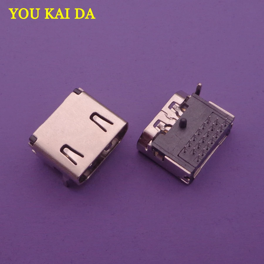 2 шт. 19 Pin вилкой/корейский женский Интерфейс совместимому с HDMI разъем 3 мя рядами