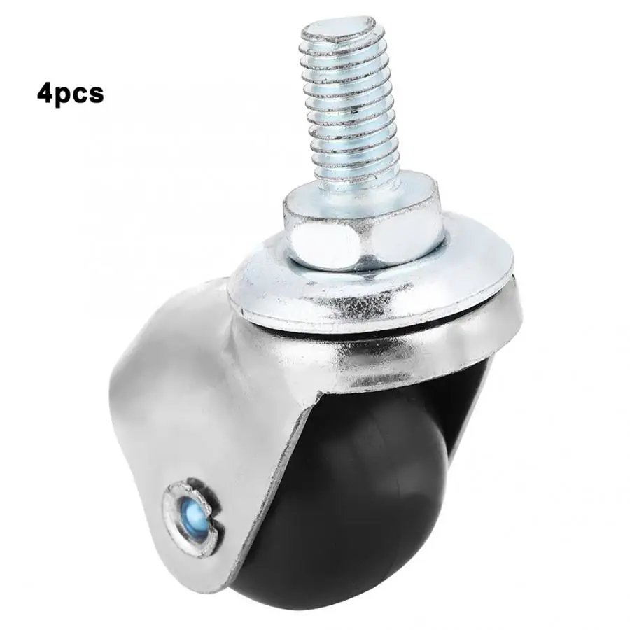 Поворотный Ролик с резьбой 4 шт. 1 дюйм|Ролики| |