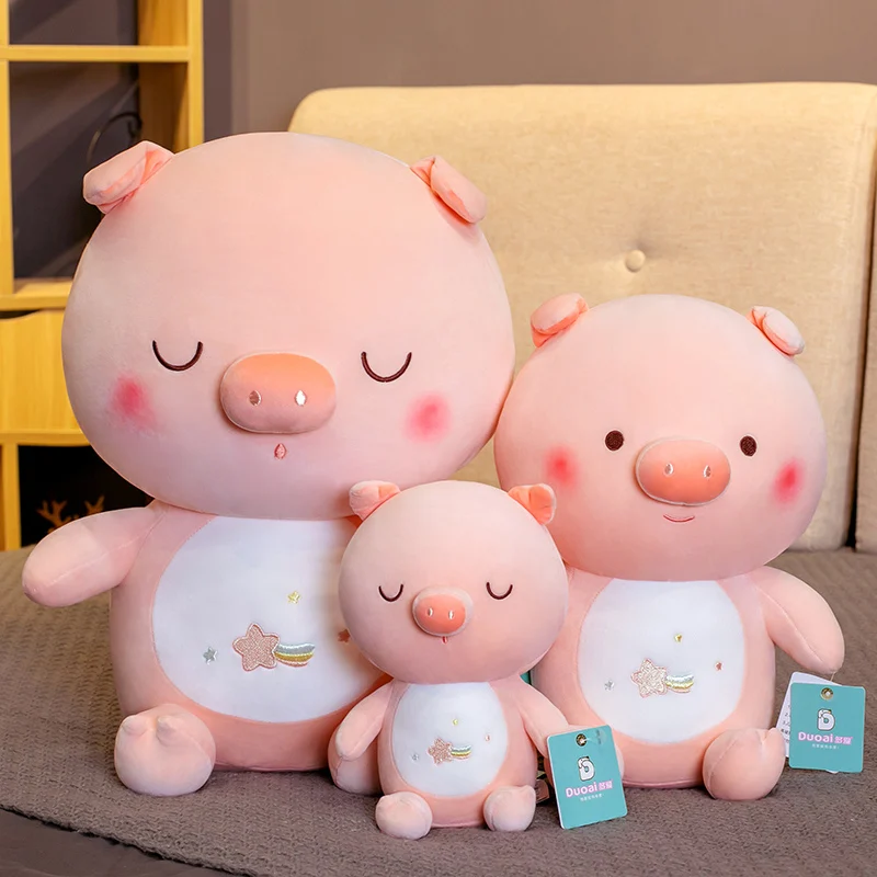 Мягкая Плюшевая свинка 25 70 см мягкая мультяшная кукла животное розовая плюшевые